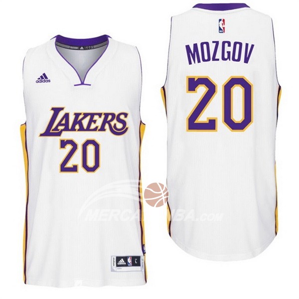 Maglia NBA Mozgov Los Angeles Lakers Blanco